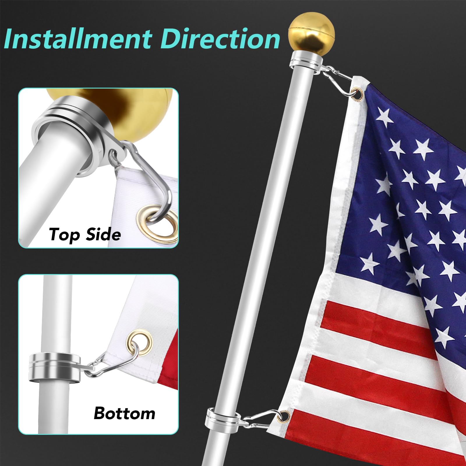 HOOPLE thumb-screw installation makes mounting quick and secure.