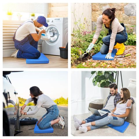 HOOPLE waterproof kneeling mat dries quickly after outdoor gardening tasks.