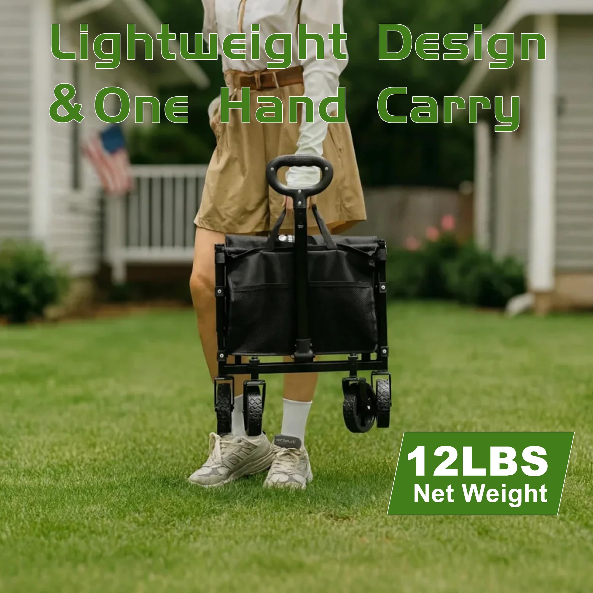 HOOPLE heavy-duty cart ideal for beach or garden use.