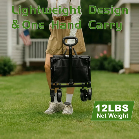 HOOPLE heavy-duty cart ideal for beach or garden use.
