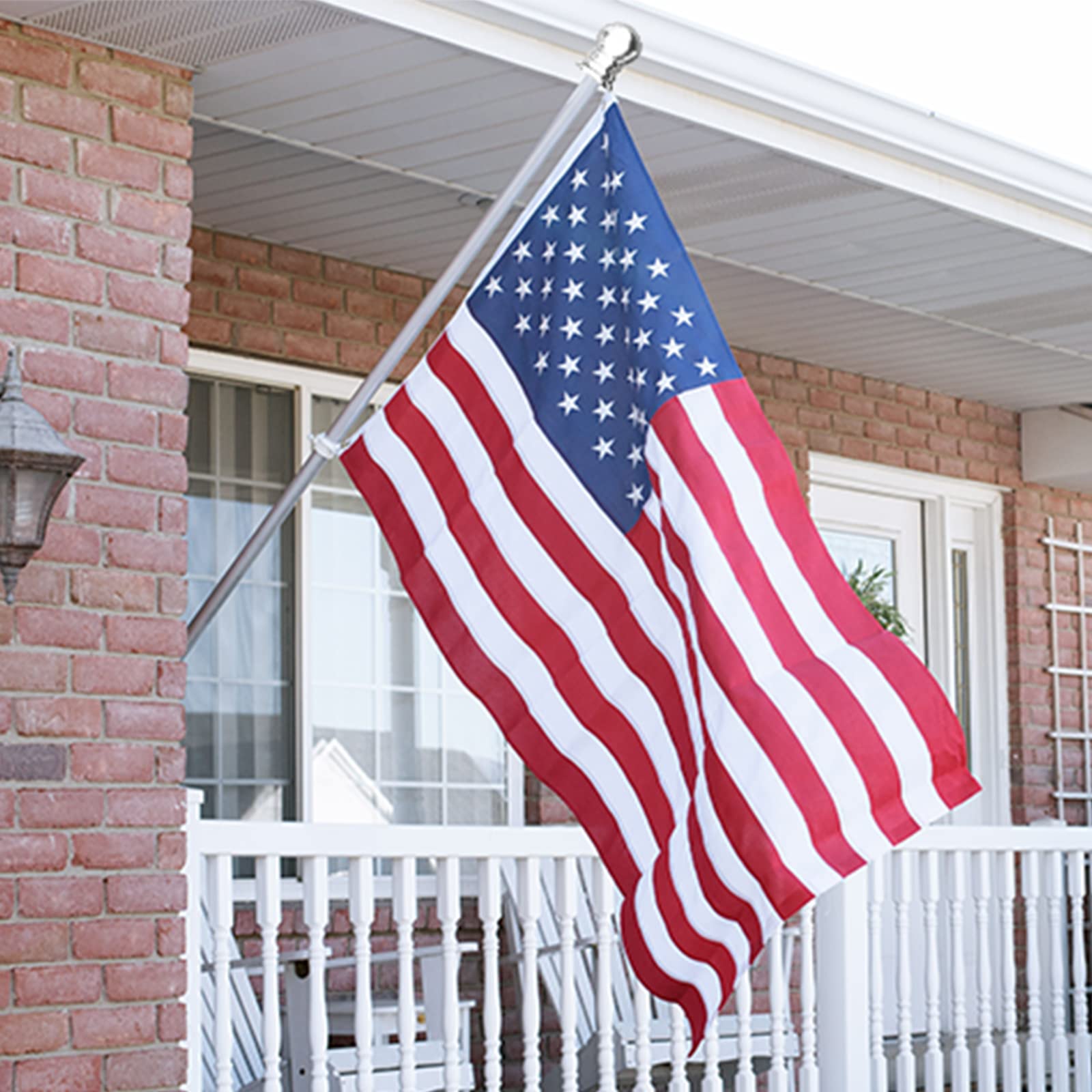 HOOPLE flagpole delivers wind resistance for stable outdoor displays.