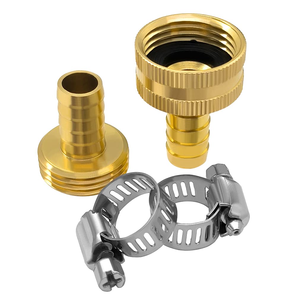 Hooshing 3/8 inch brass hose repair kit ready for quick, durable field fixes
