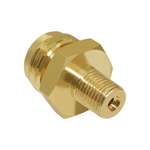 Durable Hooshing brass construction designed for long-term propane line reliability.