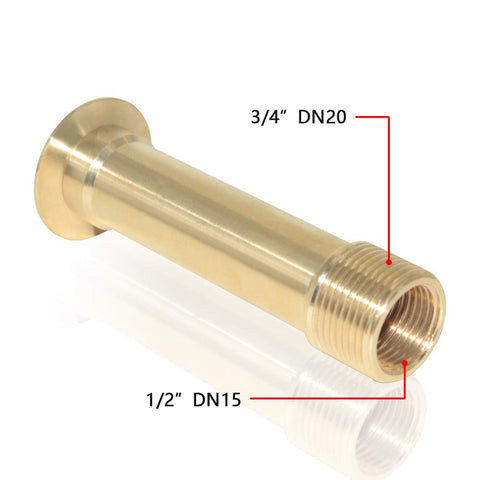 Hooshing brass nozzle shows mushroom pattern suitable for quiet garden features