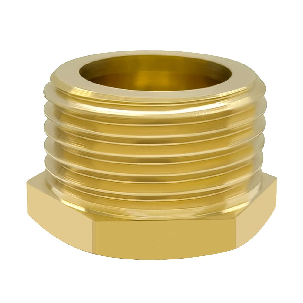 Hooshing brass GHT plug on outdoor faucet to prevent leaks
