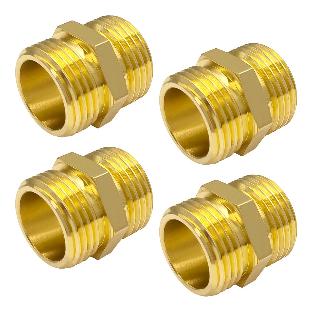 Hooshing brass hose adapter 2pc packaging emphasizes value and complete kit