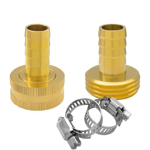 Hooshing durable brass construction supports long-term garden hose use