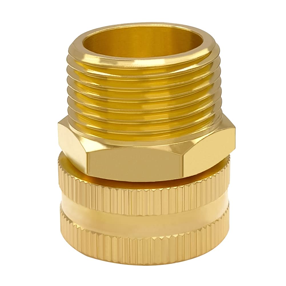 Hooshing durable brass construction stands up to outdoor weather.
