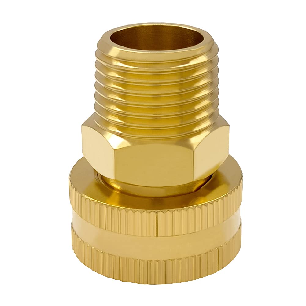 Hooshing durable brass construction resists corrosion for long-lasting outdoor use.