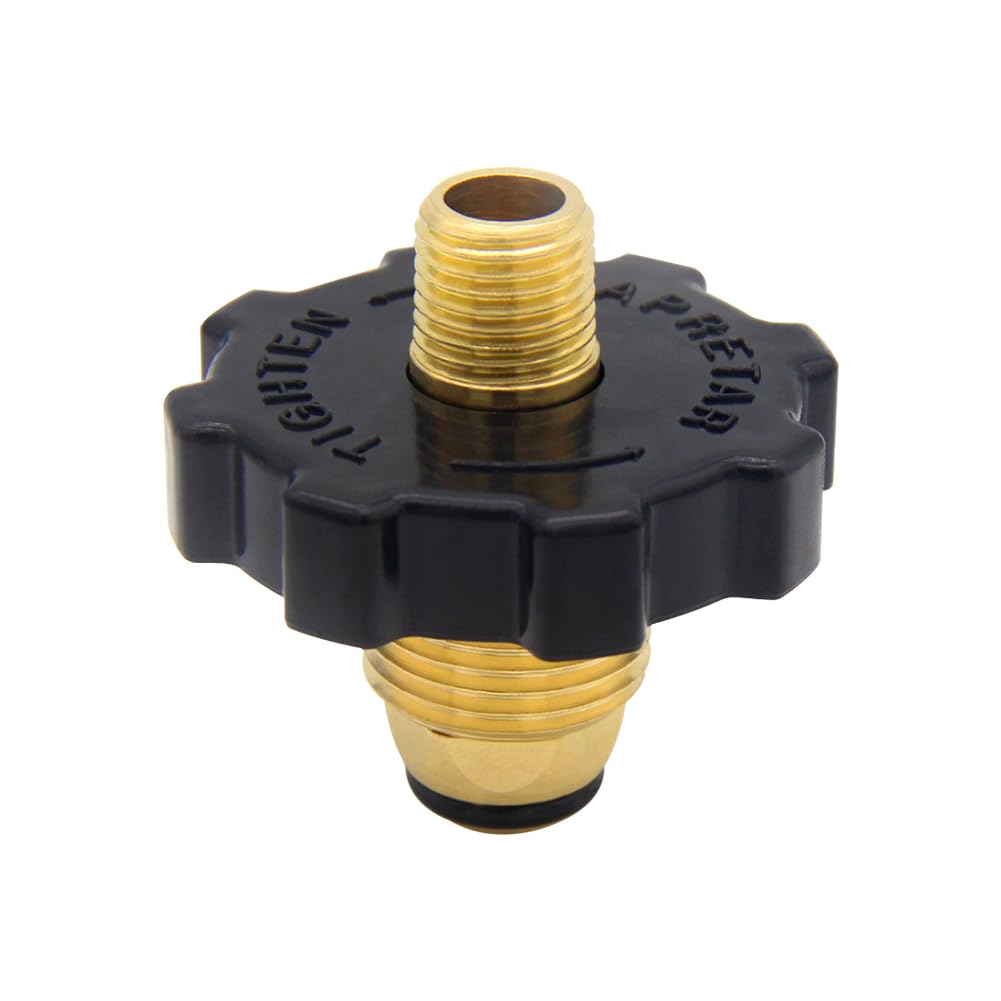 Hooshing easy-install propane fitting designed for quick setup