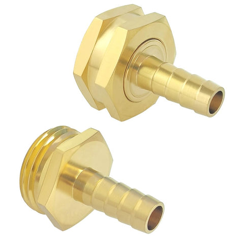 Hooshing brass hose clamp set enables secure, leak-free connections.