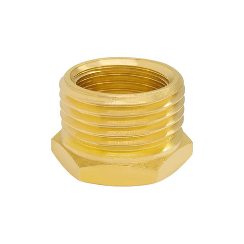 Hooshing garden hose connection converts sizes for easy setup.