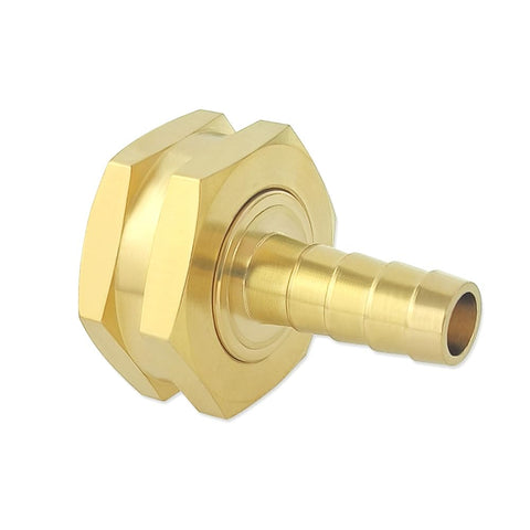 Hooshing outdoor faucet-to-hose connection shows compact adapter.