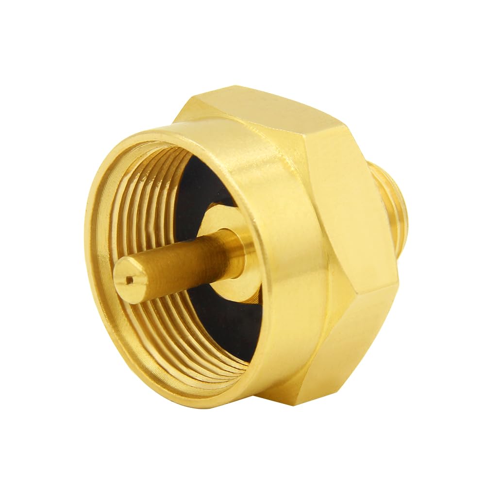 Hooshing adapter shows one-inch-20 female thread for simple tank refills.