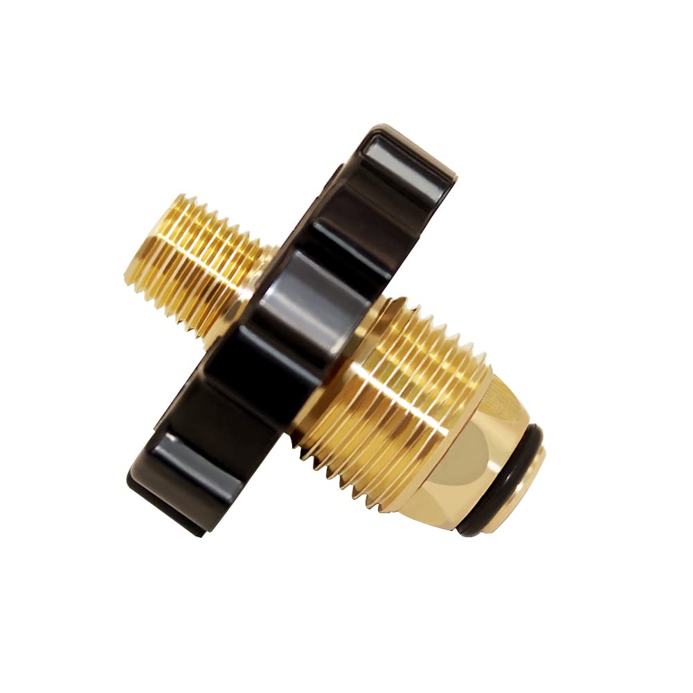 Hooshing soft nose POL propane fitting with a secure 1/4 in NPT connection for grills