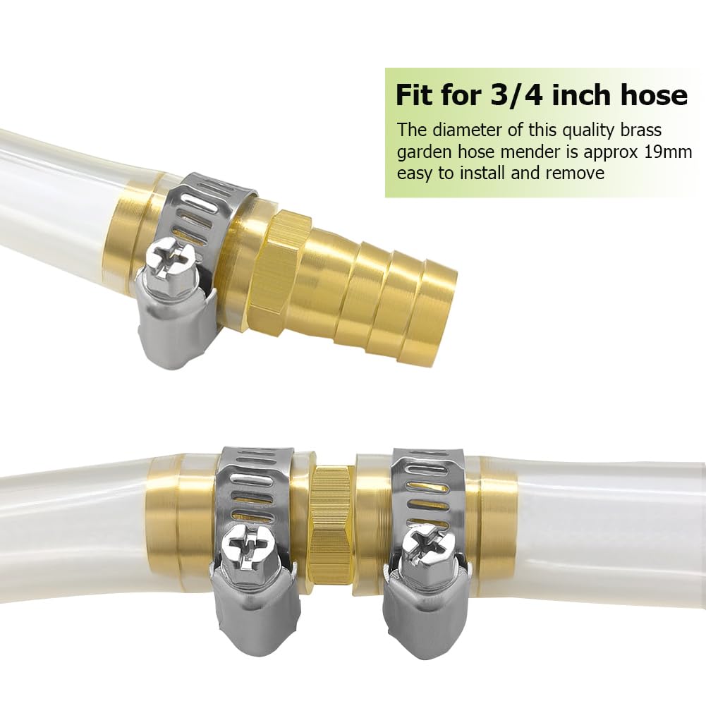 Hooshing stainless steel clamps ensure a leak-free seal on repaired hoses.