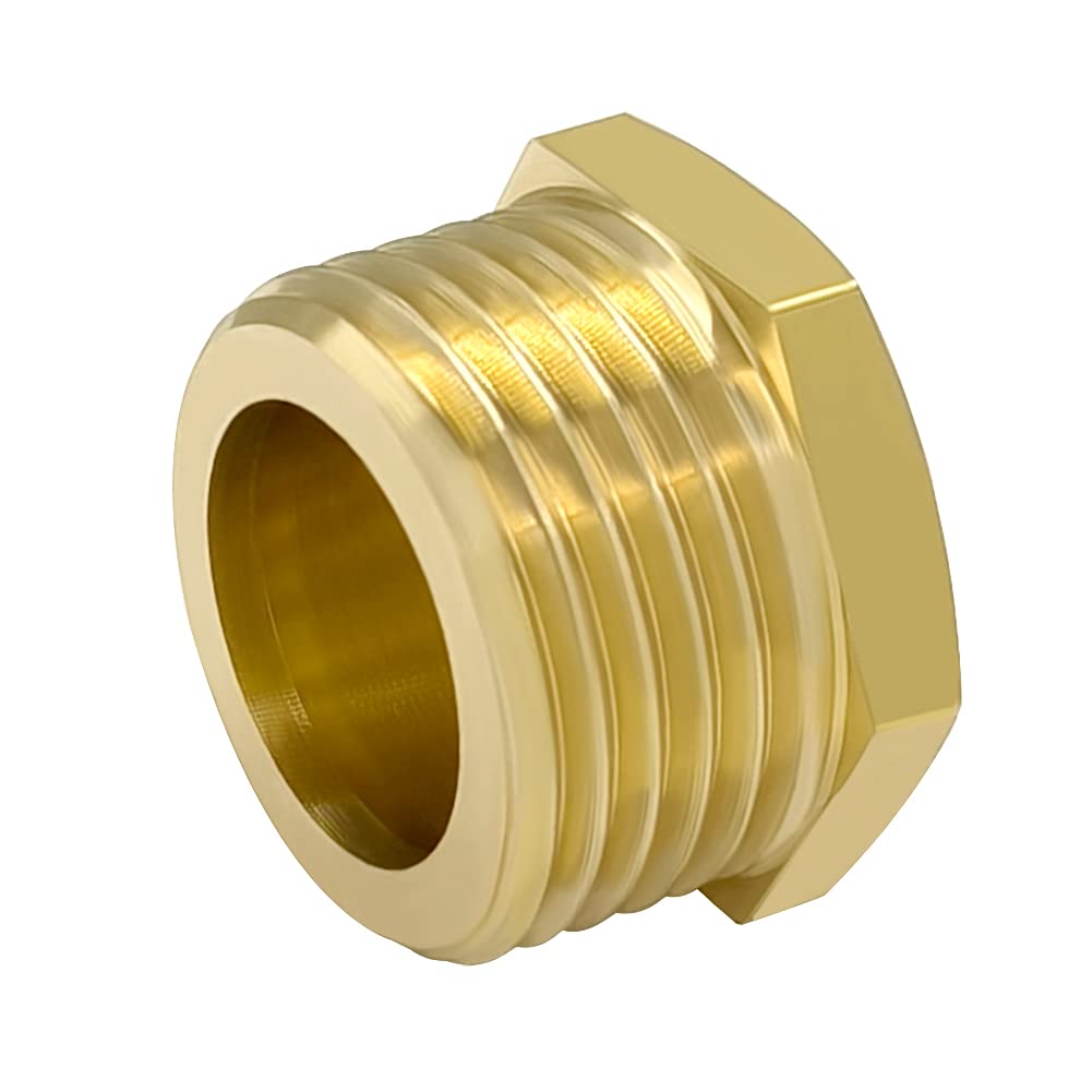 Hooshing hex-head brass cap seals hose connections reliably