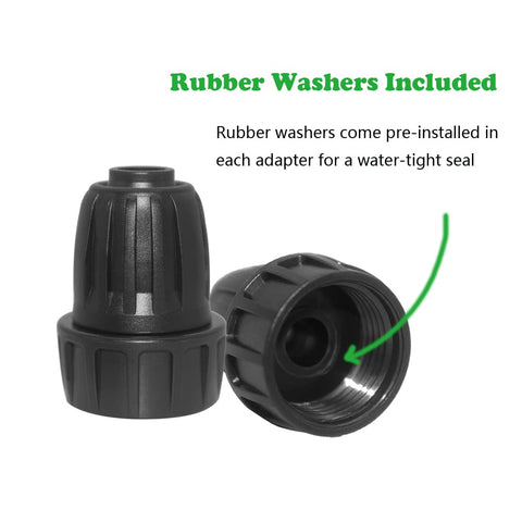 Hooshing wide compatibility fits Rain Bird Orbit Dig Hunter and Toro tubing.