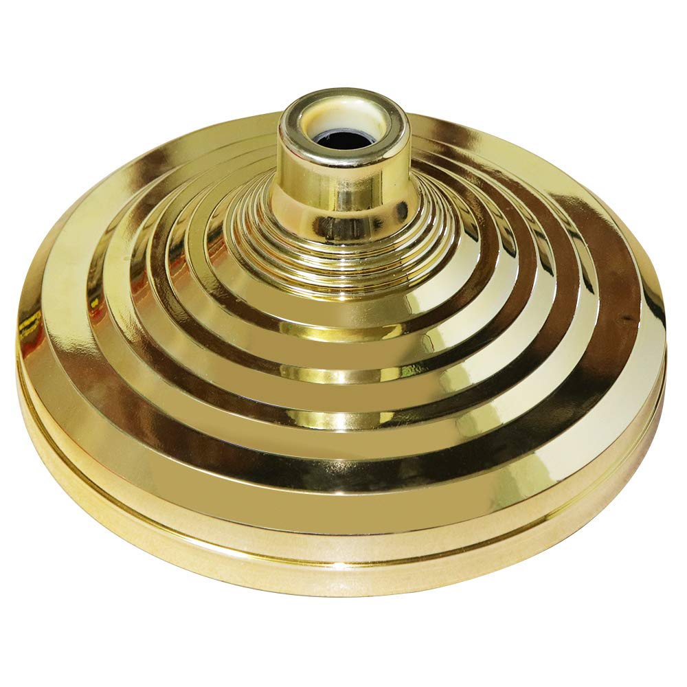 HOOSUN base stand for flag poles with gold finish, ideal for stable indoor or outdoor display