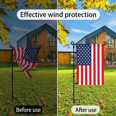 HOOSUN flag retainer set prevents flags from flying off