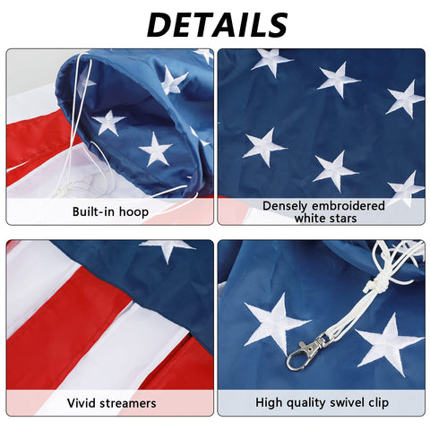 HOOSUN outdoor windsock made from 210D nylon resists weather