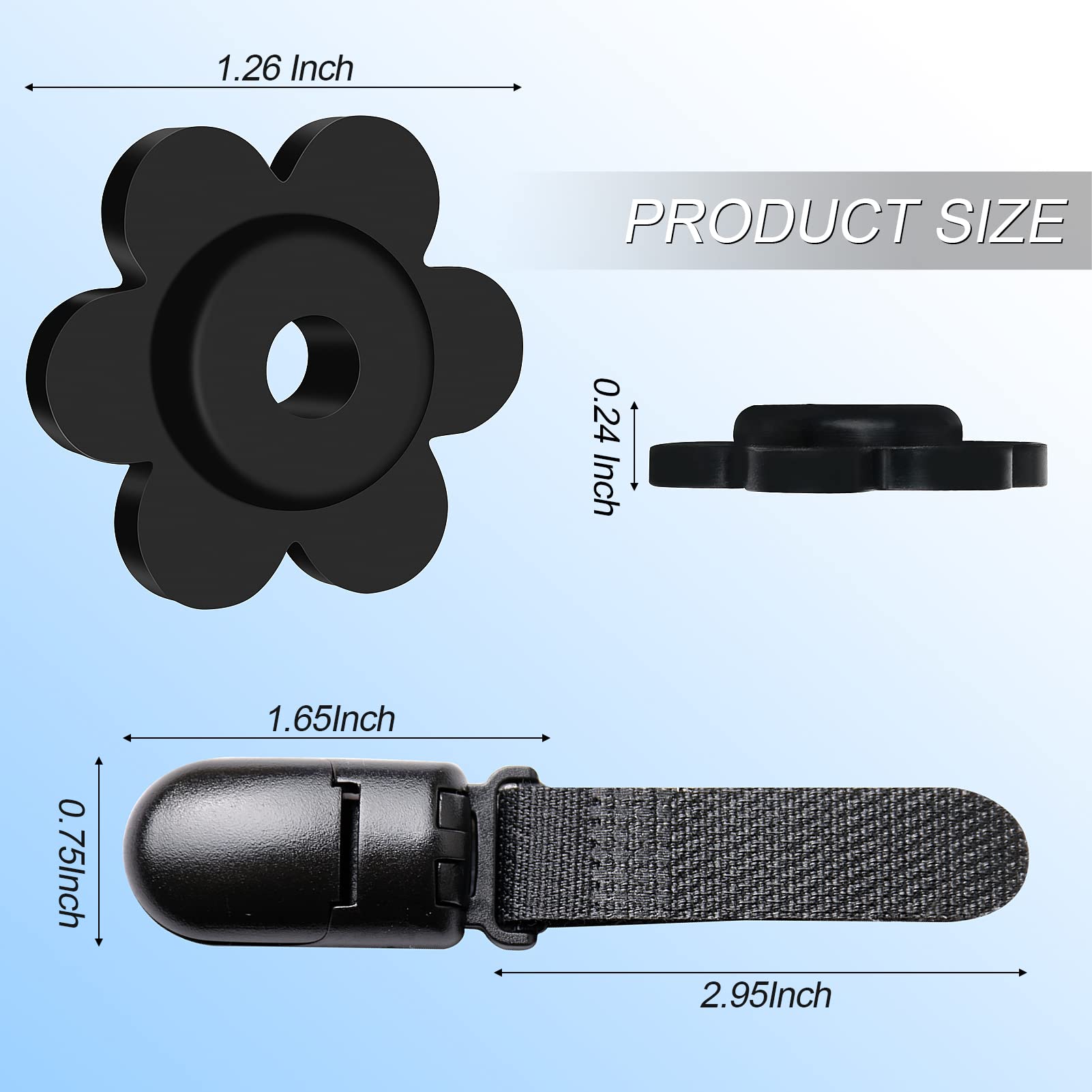 HOOSUN rubber stoppers protect flag poles and bases.