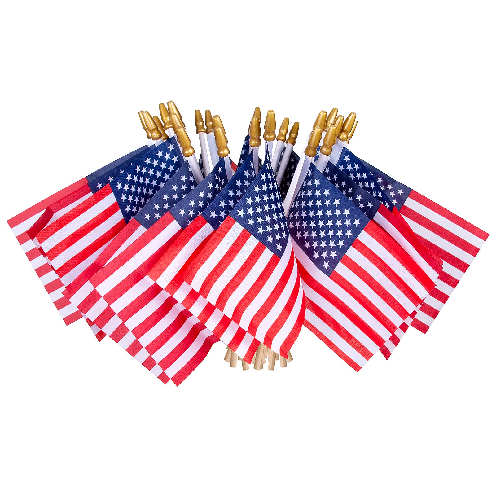 HOOSUN small American flag on a stick for outdoor patio display.