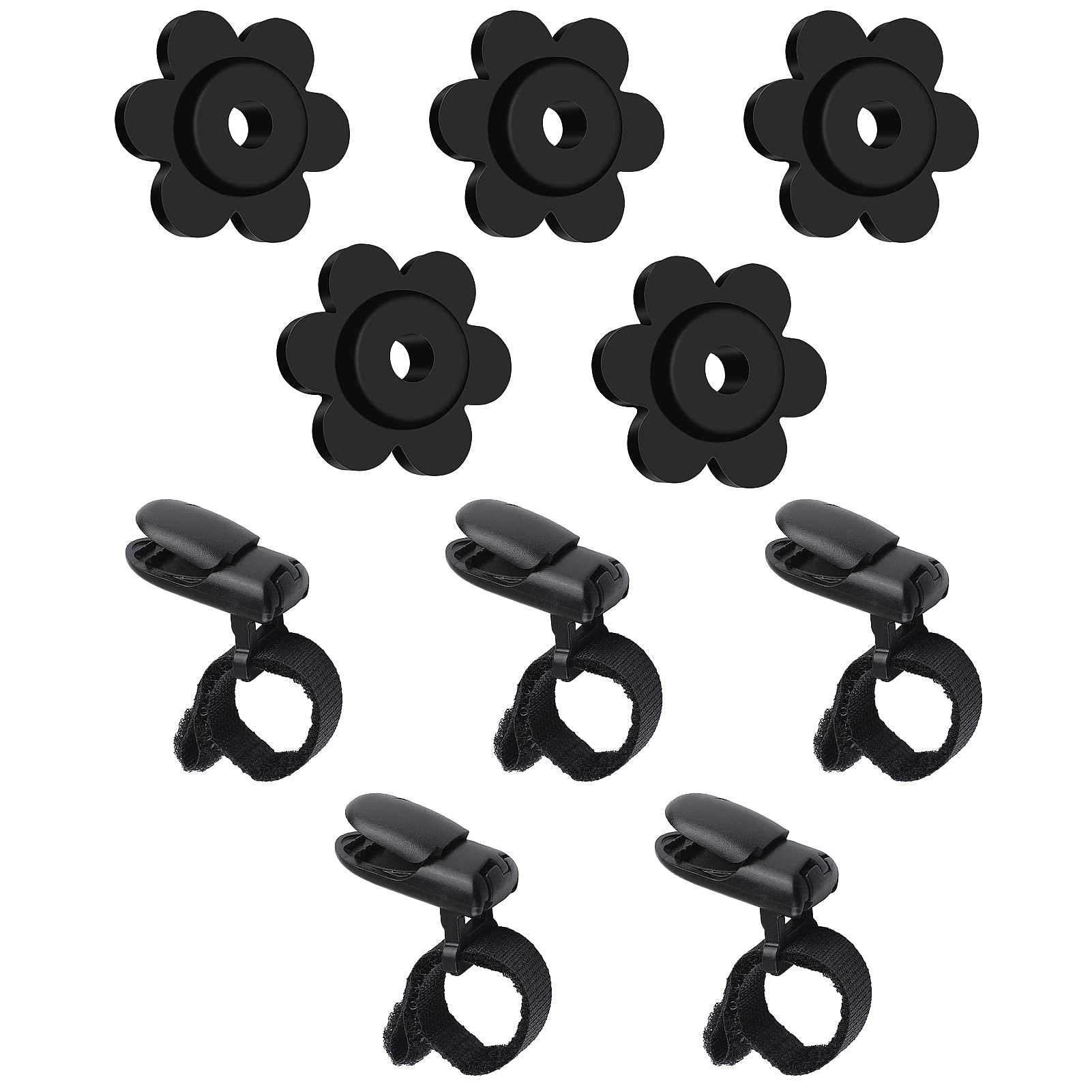 HOOSUN tiger clips secure small garden flags in windy conditions