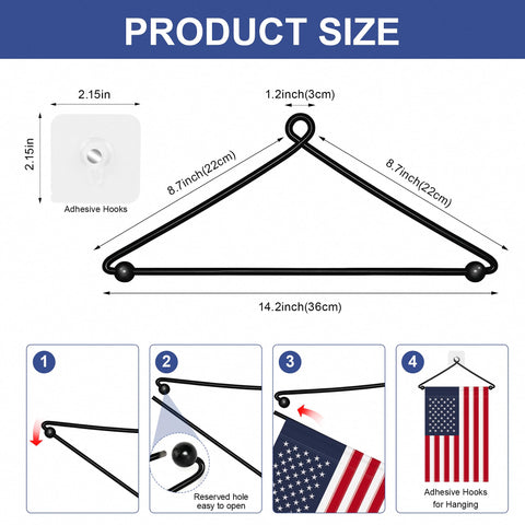 HOOSUN weather-resistant garden flag holder enduring outdoor conditions.