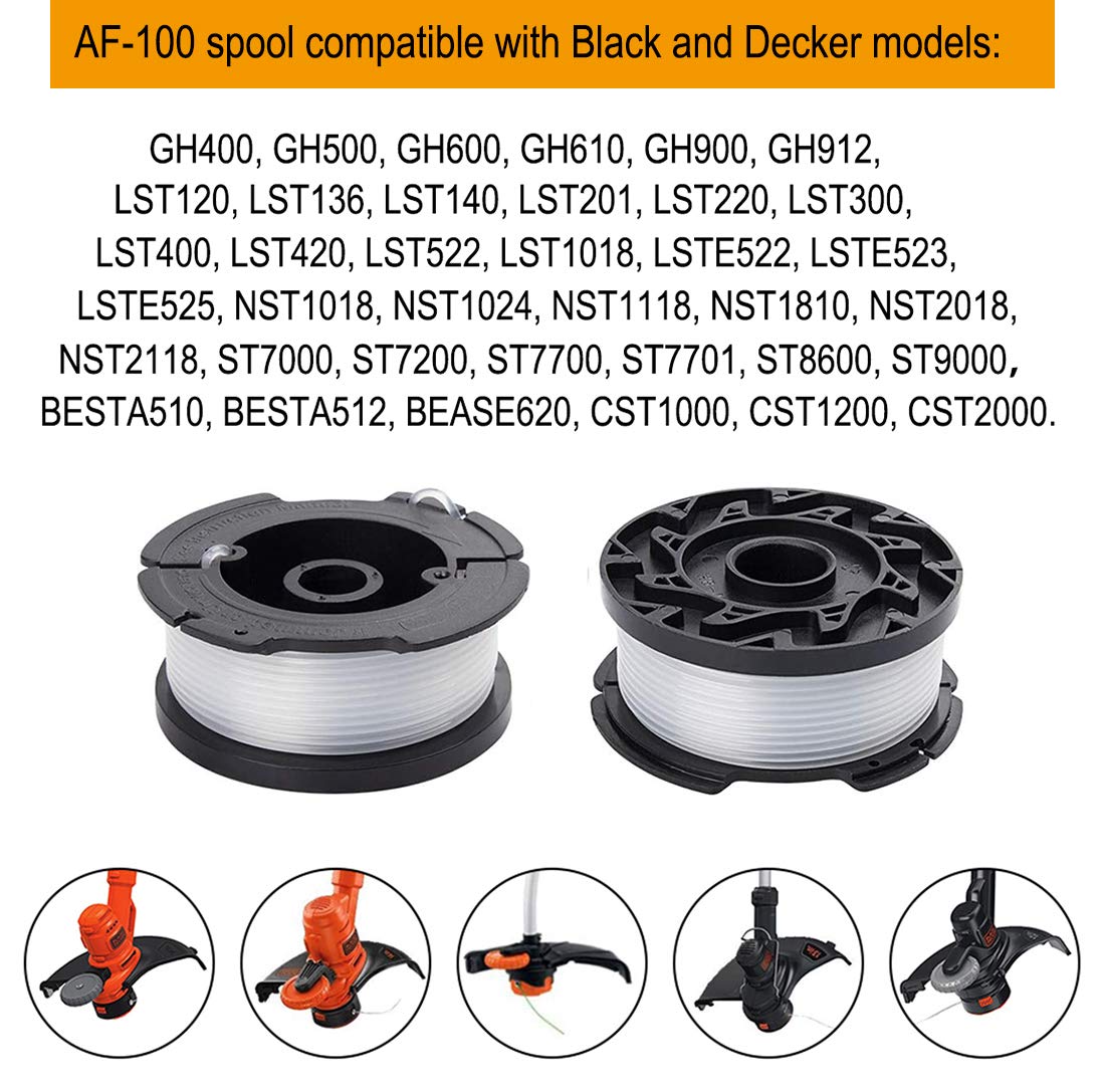 HOOTO AF-100 spool cap cover shown for secure, mess-free operation