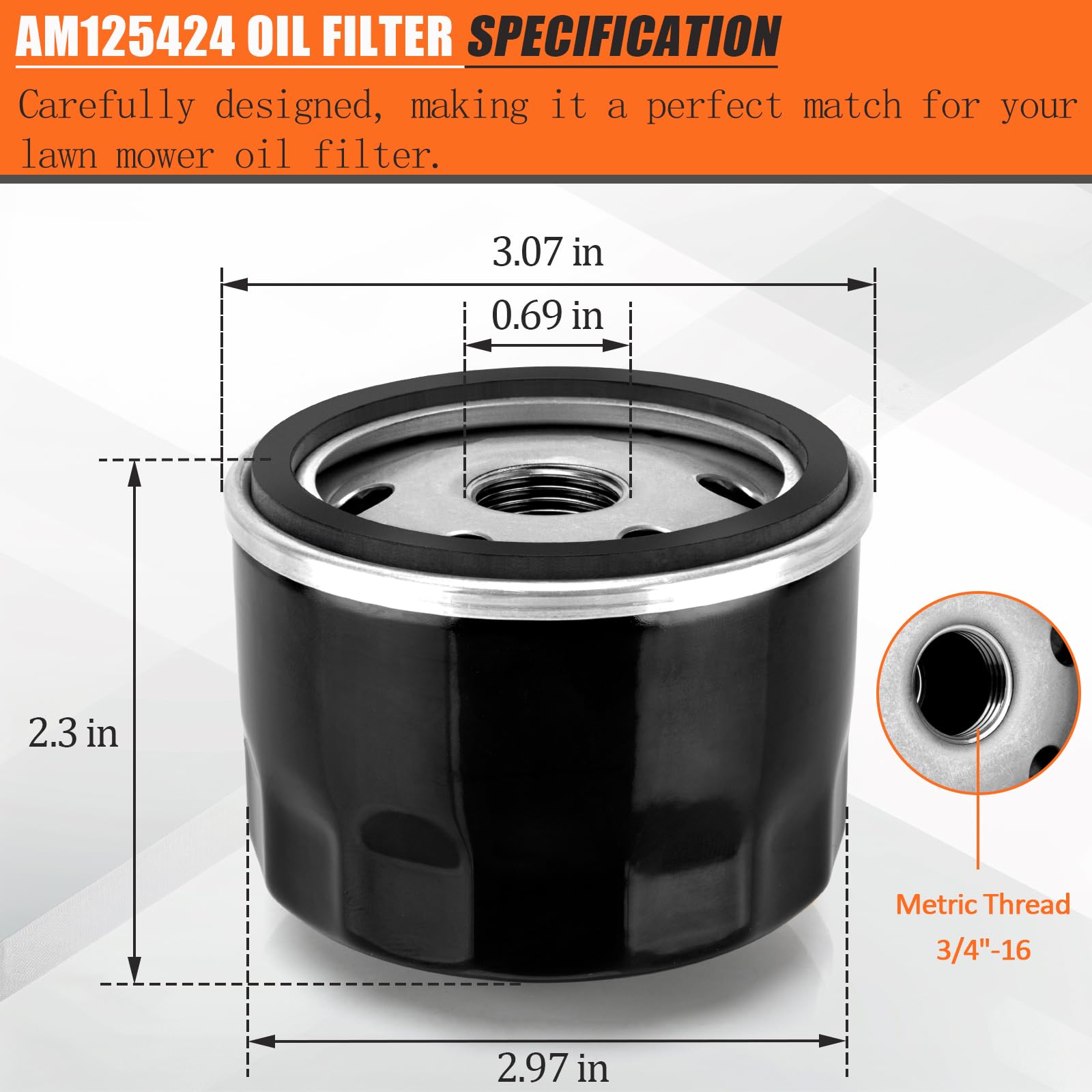 HOOTO AM125424 replace-part-numbers cross-reference for quick checks.