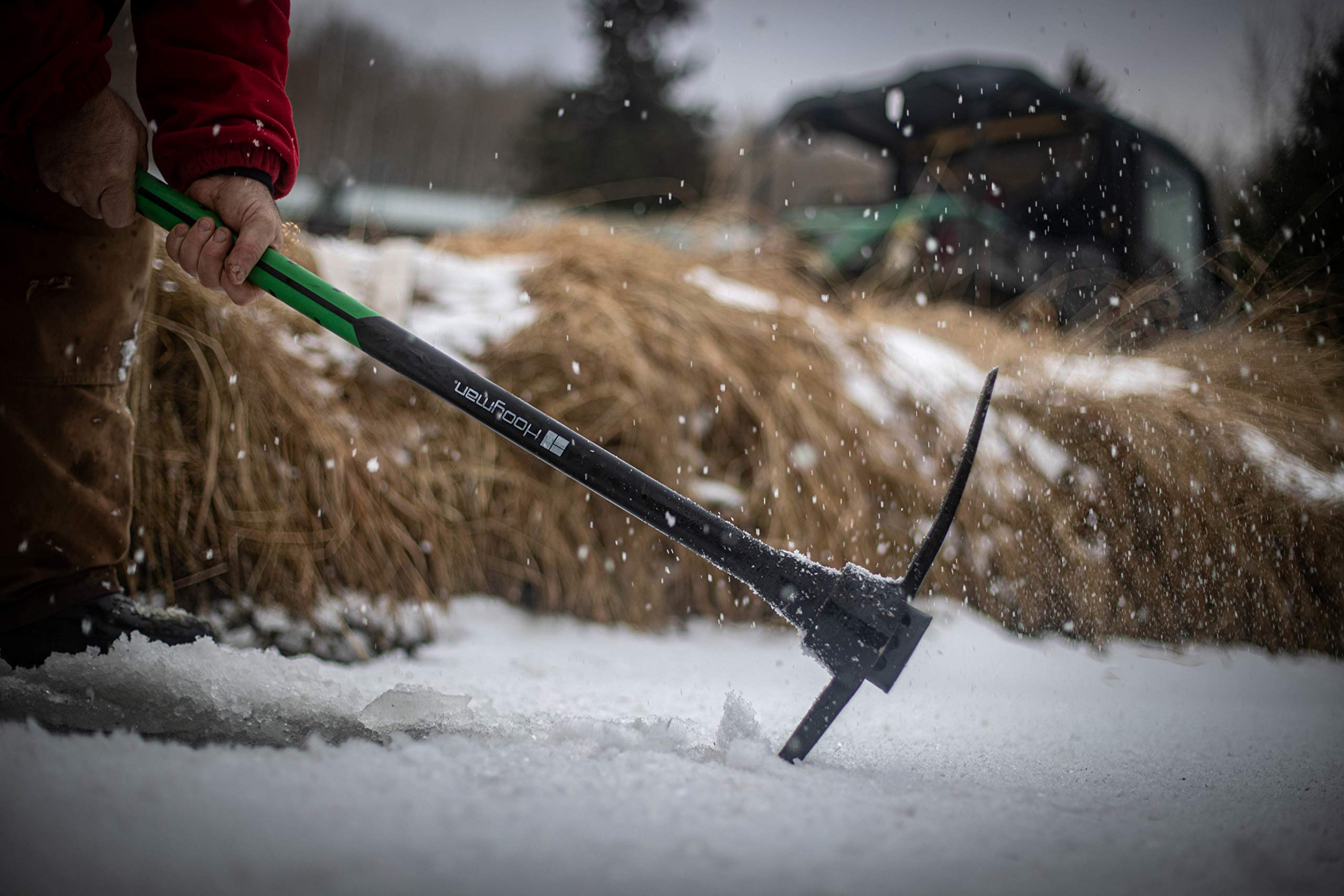 Hooyman adze hoe edge for digging and cutting.