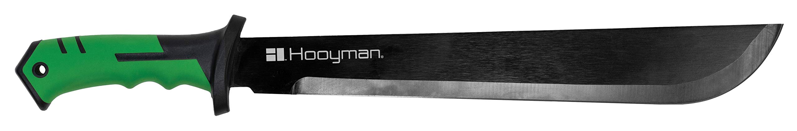 Hooyman bush machete with balanced blade for efficient vegetation cutting.