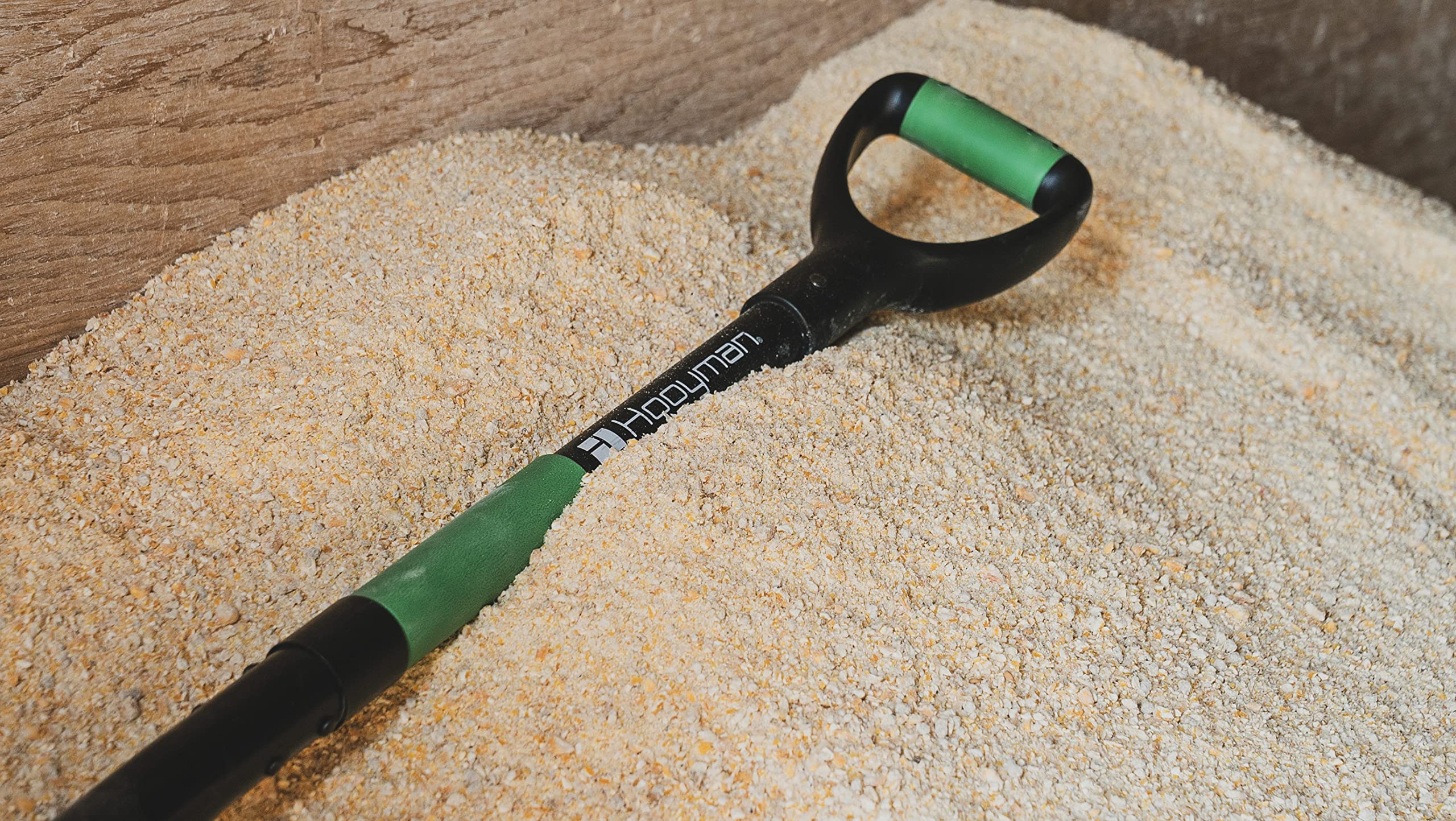 Hooyman scoop shovel multiple uses with gravel mulch dirt snow