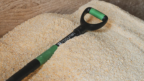 Hooyman scoop shovel multiple uses with gravel mulch dirt snow