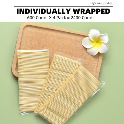HOPELF bamboo toothpicks for cocktails and garnish, tidy and easy to pick.