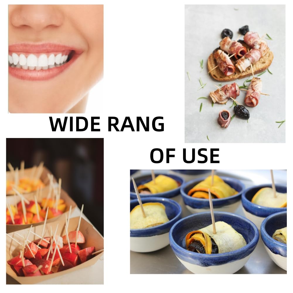 HOPELF bamboo toothpicks ideal for olives and antipasti presentations.