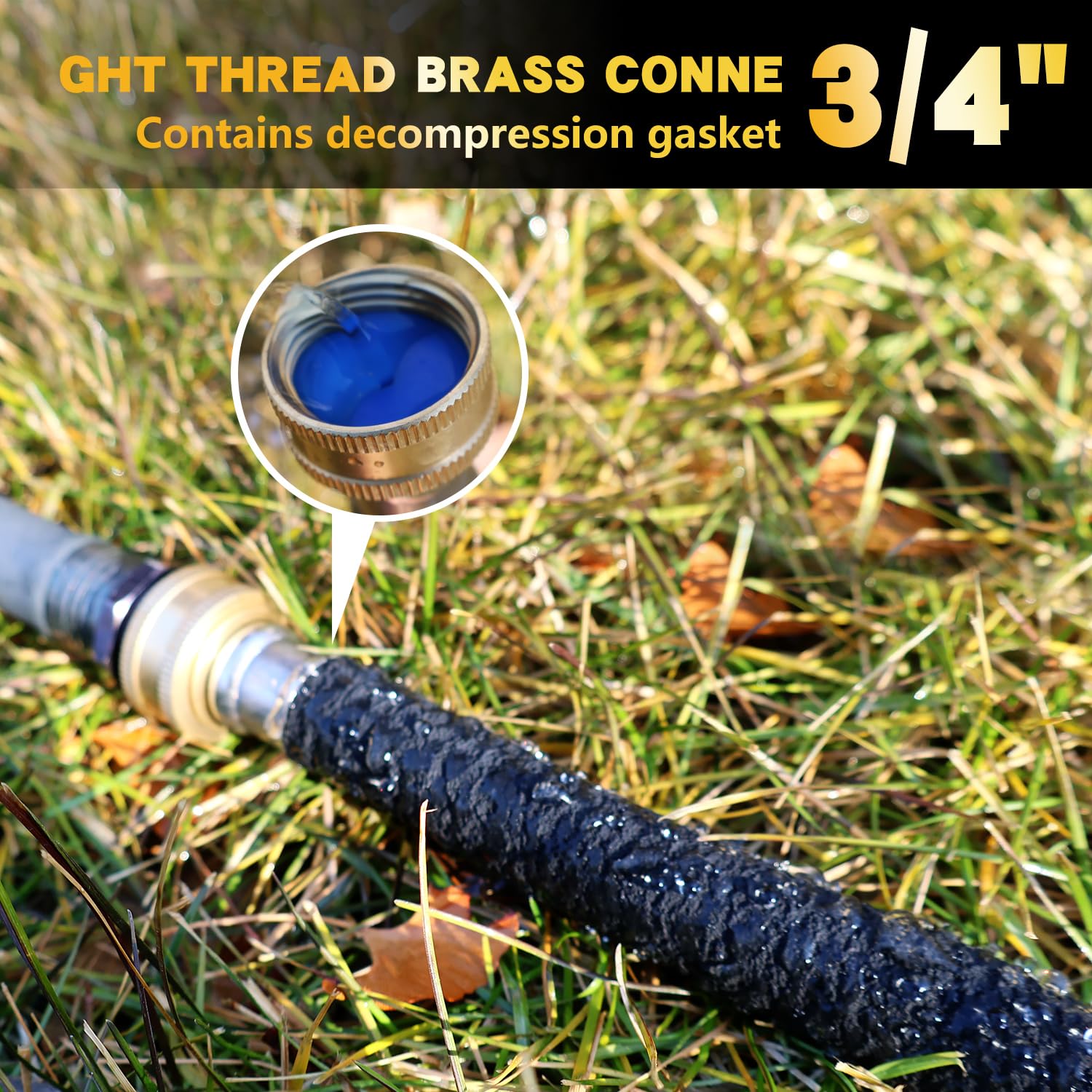 Hopegiver 6ft soaker hose delivers root-level hydration for healthier plant growth.