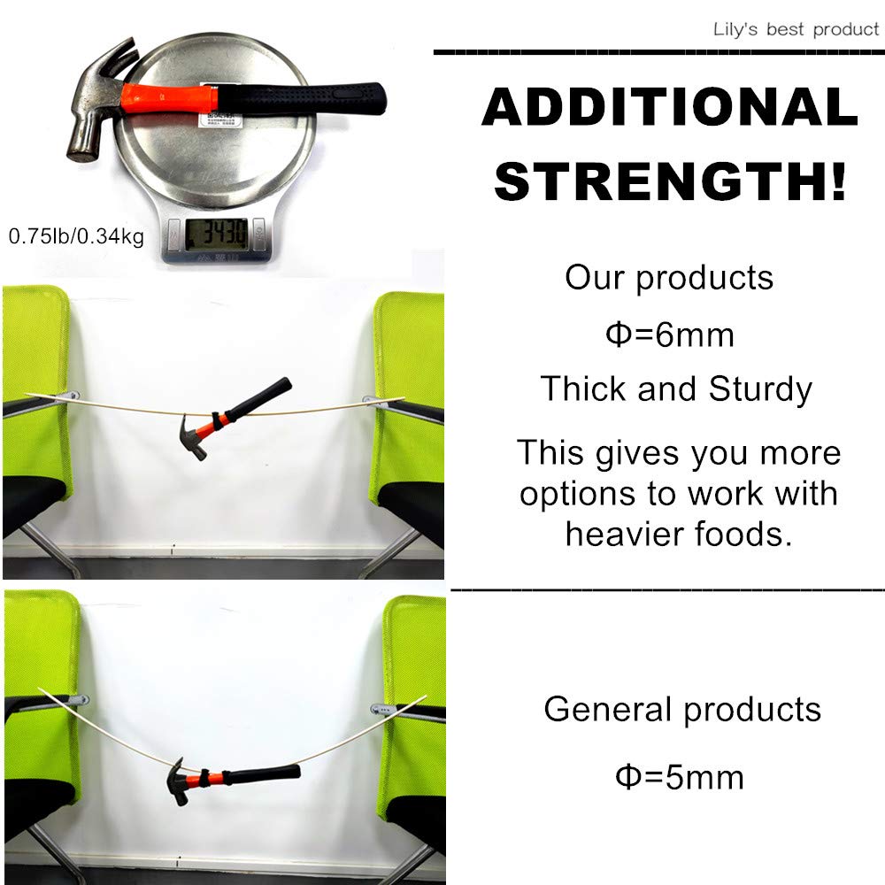 HOPELF 30-inch skewers with chamfered ends for safe handling