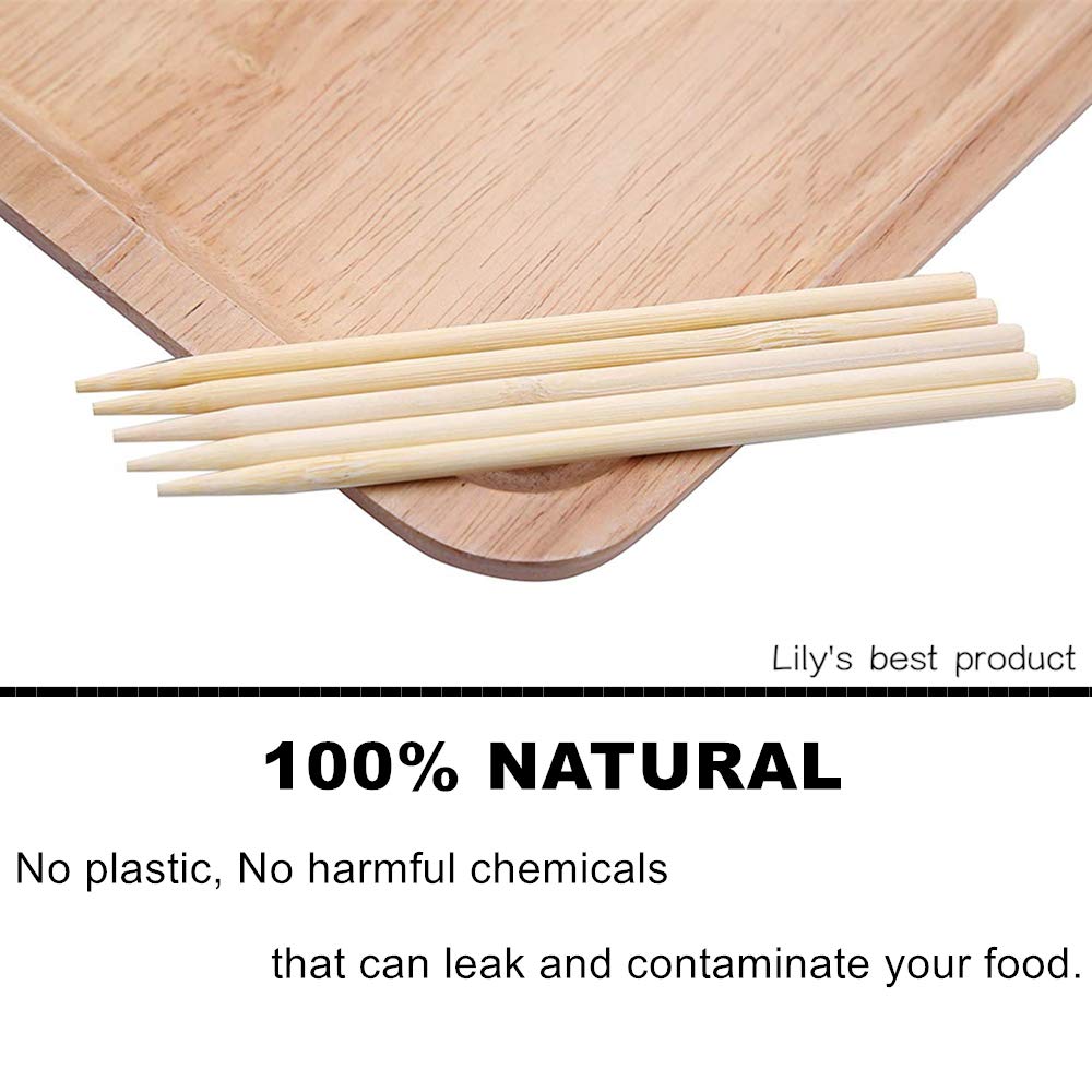 HOPELF eco-friendly 100 percent bamboo skewers for sustainable cooking