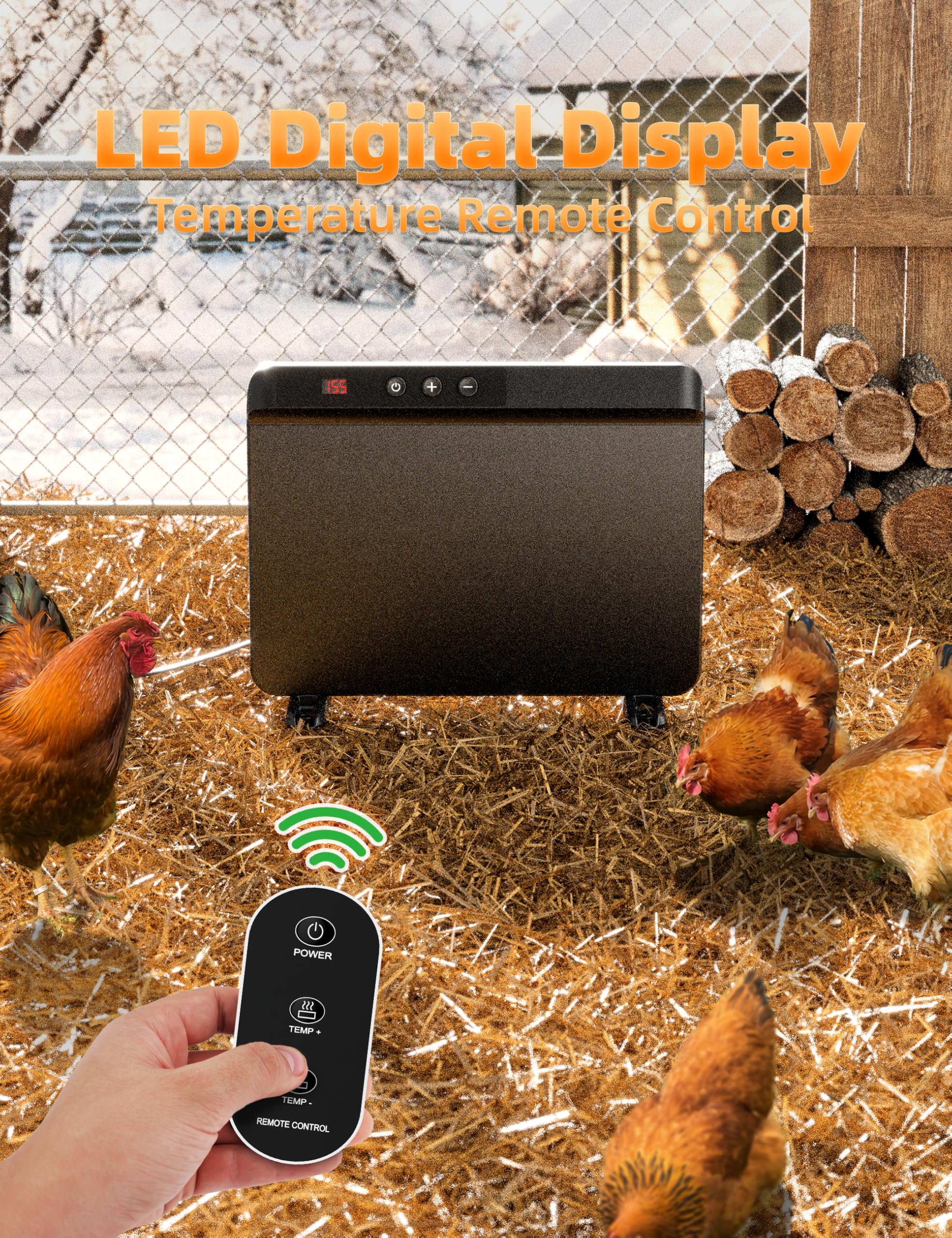 HOPOCO chicken coop safety anti-tilt feature protects birds.