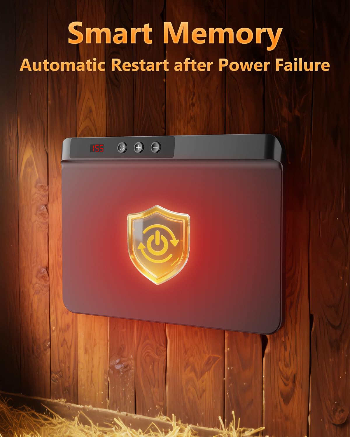 HOPOCO thermostat-compatible outlet timer support enables scheduled heating.