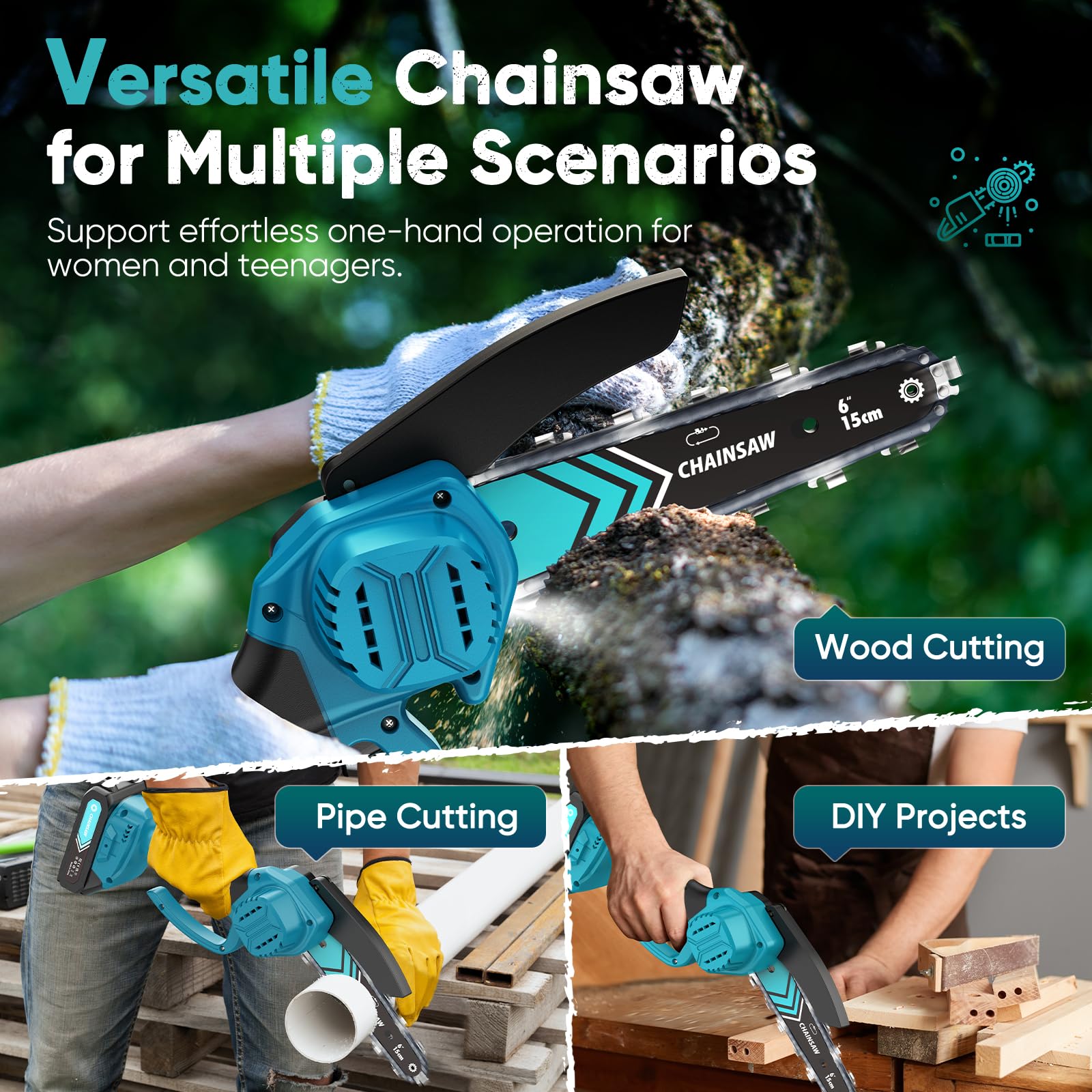 Using the HOPTO saw for yard projects and light storm cleanup