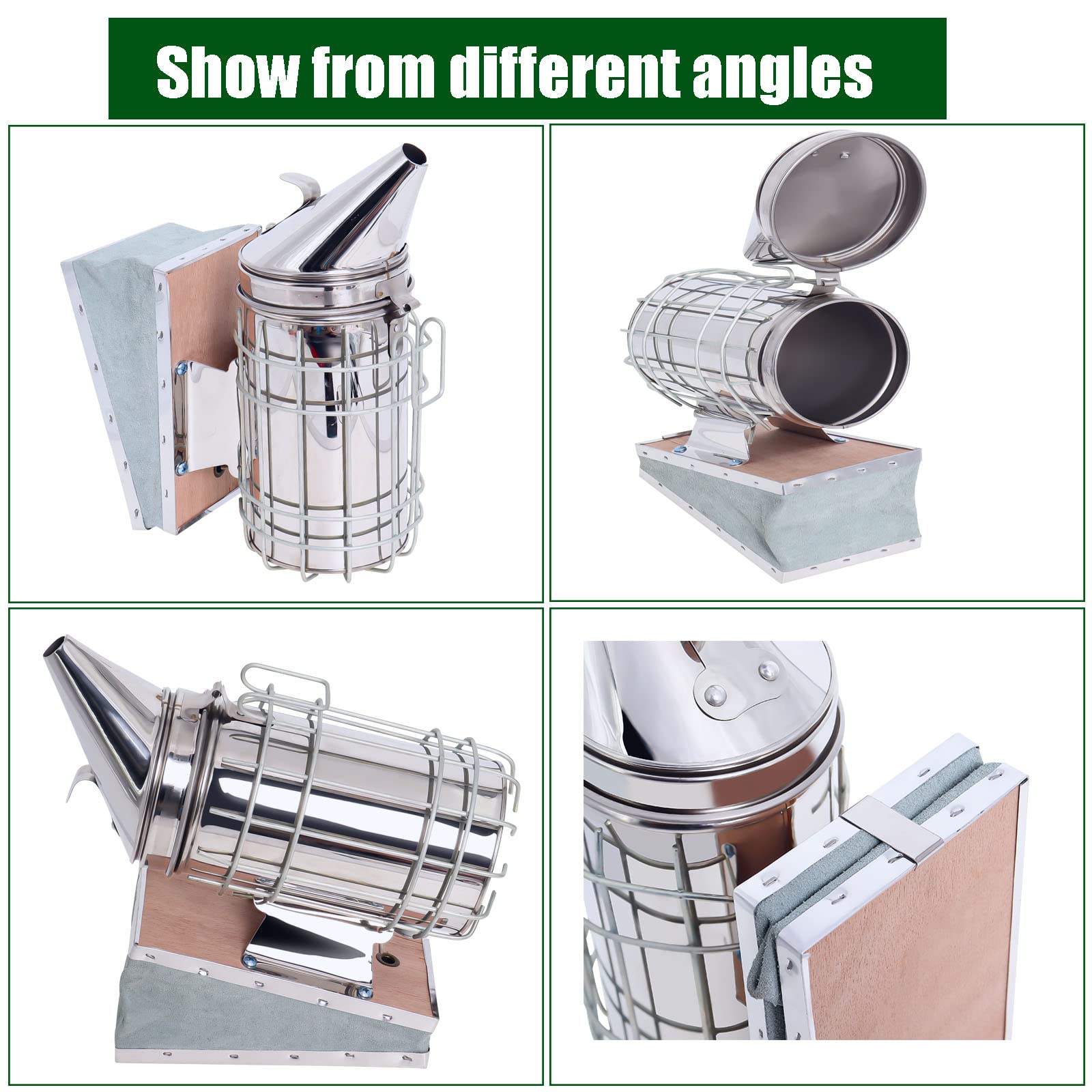 Hoqqf beekeeping tool lifts frames and scrapes honey easily.