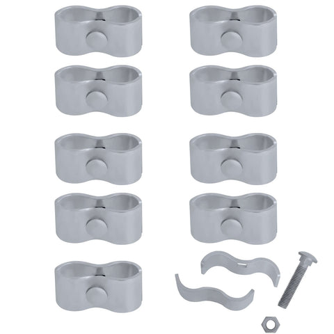 Hoqqf dog kennel clamp for 1-3/8 inch pipe keeps panels secure.