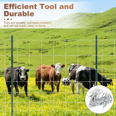 Hoqqf galvanized clip holding wire securely outdoors.