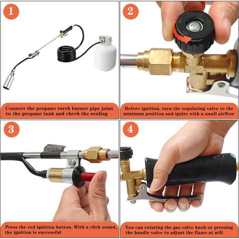 Hordolry self-igniter feature ensures quick, reliable ignition without tools.