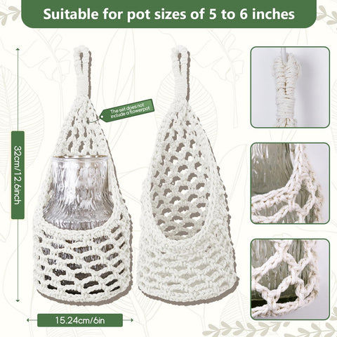 HOREAKHJ boho basket design adds relaxed style to planters.