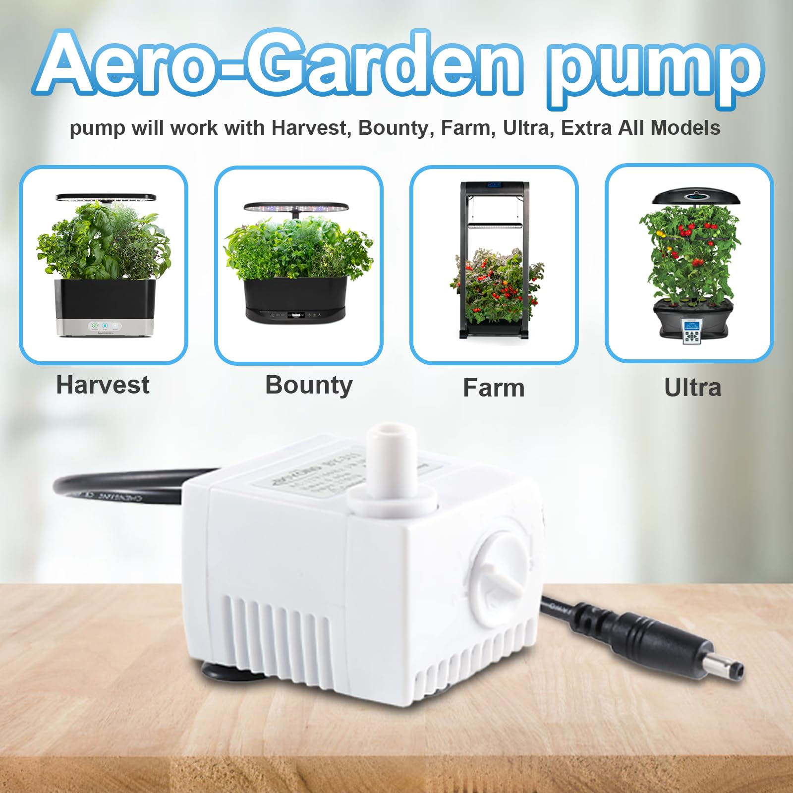 HORTHERO 200623 aero-pump flow adjustment visual shows precise control for custom nutrient delivery