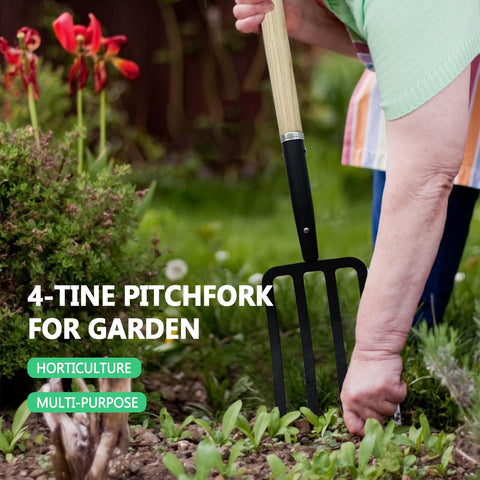 HORIJUNKE wooden Y-grip handle offers comfortable two-handed control in prolonged use.